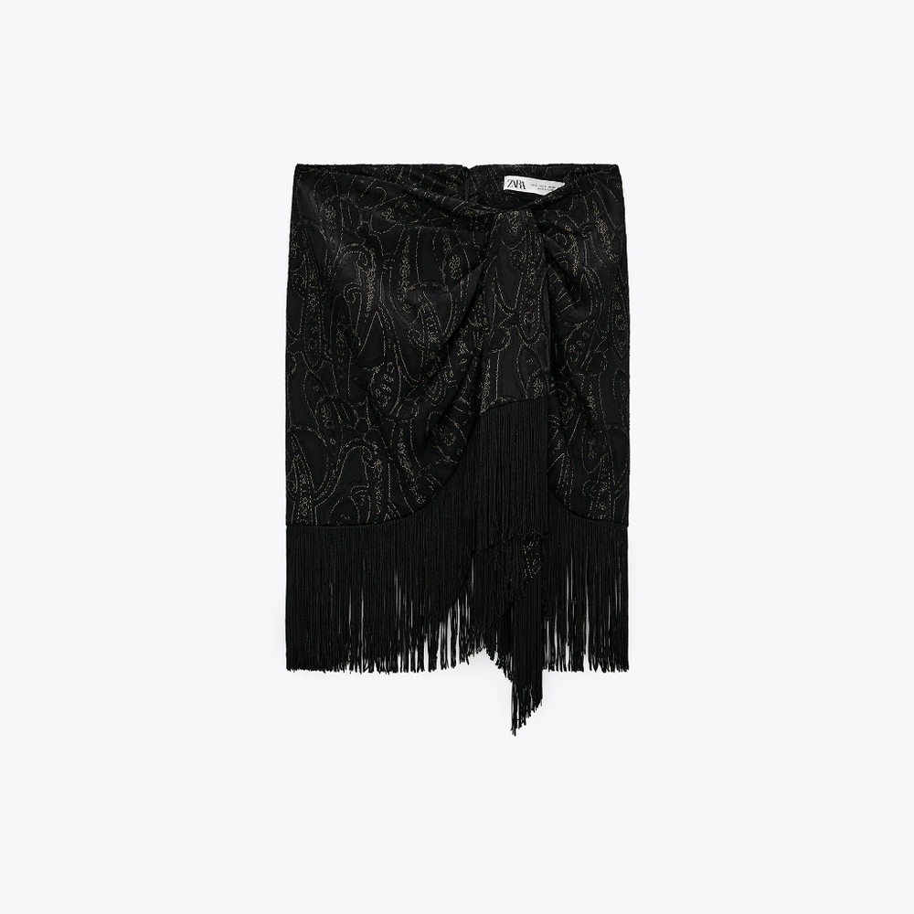 Zara Printed sarong skirt - Picture 3 of 13